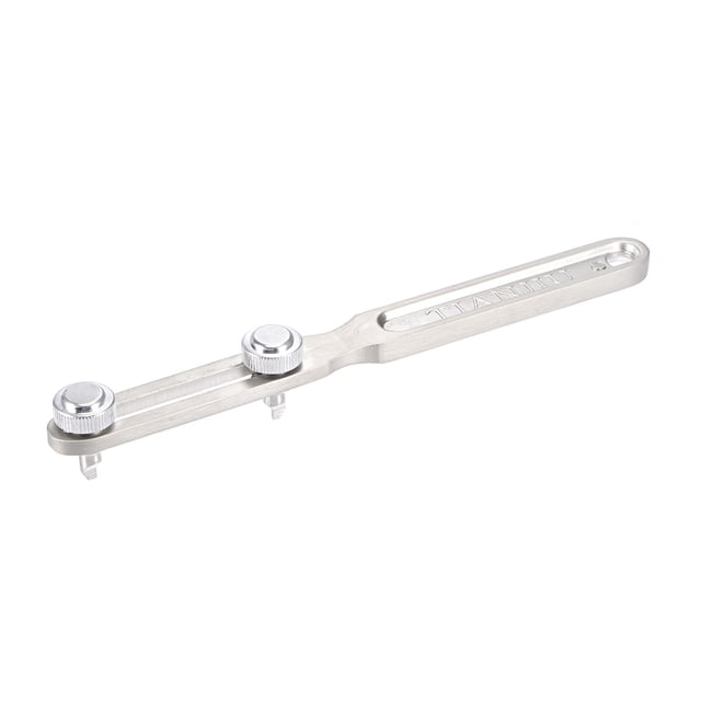 Unique Bargains Watch Back Cover Wrench Opener, 60mm Adjustable Chrome Steel, Silver Tone