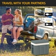 thumbnail image 6 of ADVWIN 12V Electric Cooler & Warmer, 45L(48 qt) Portable Thermoelectric Fridge with Wheels & Handle, 6 of 8