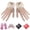Beige, variant on Lace Gloves for Girls - Tea Party Wedding Flower Girl Gloves, Romantic See-through Hollow Out Big Bow-knot Wedding Prom Gloves Kid Gloves