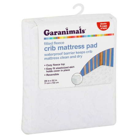 Garanimals Fitted Fleece Crib Mattress Pad