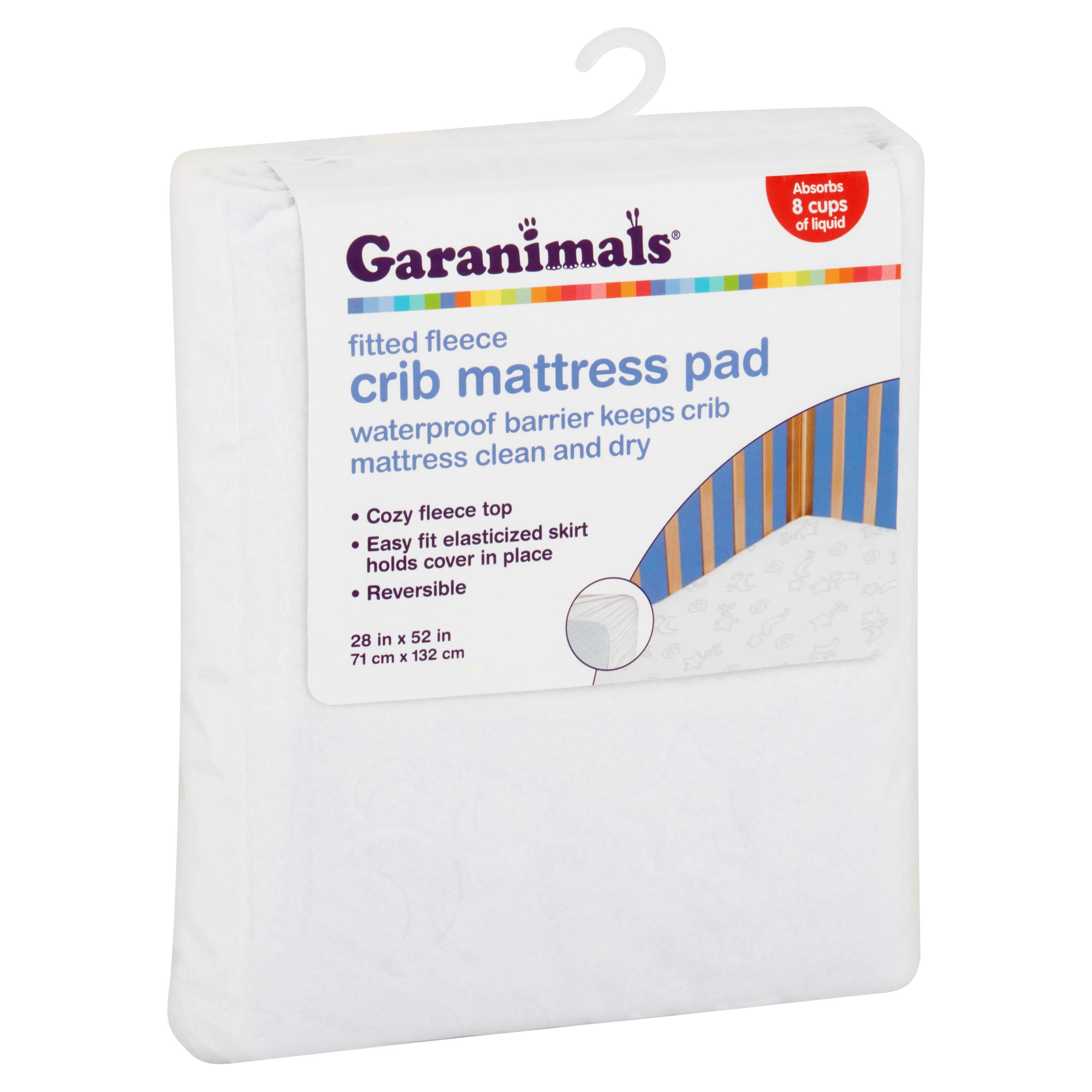 Garanimals Fitted Fleece Crib Mattress Pad - image 2 of 5