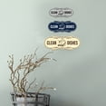 thumbnail image 3 of Designer Clean Dishes Sign (Blue) - Small, 3 of 4