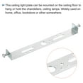 thumbnail image 4 of Uxcell Ceiling Light Plate Kit 155x20x15mm Lighting Fixture Mounting Bracket for Home Office Chandelier 4 Set, 4 of 5