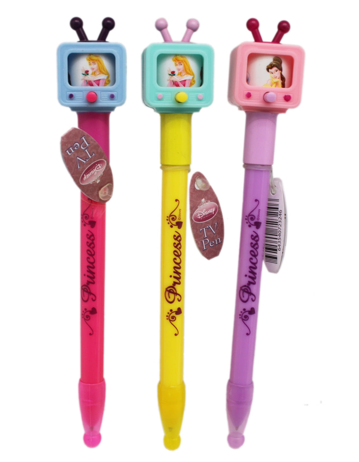 Disney Princess TV Spinner Ballpoint Novelty Pen (Black Ink)