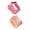 Bright Assorted, variant on Reebok Girls Pro-Series Lightweight No Show Socks, 6-Pack