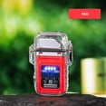 thumbnail image 4 of Bow Lighter With Flashlight Flameless Windproof Plasma Lighter For Outdoor Camping Traveling,F, 4 of 4