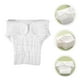 thumbnail image 5 of 5 protectores de pañal reutilizables para adultos, lavables, suaves, para incontinencia, de fibra de algodón, color blanco, talla L, 5 of 6