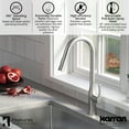 thumbnail image 4 of Karran Usa Kkf140 Standerton 1.8 GPM Single Hole Kitchen Faucet - Black, 4 of 7