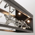 thumbnail image 2 of Eurofase 38639-029 Aerie 30 in. Silver & Black Mix Outdoor Wall Sconce, 2 of 3