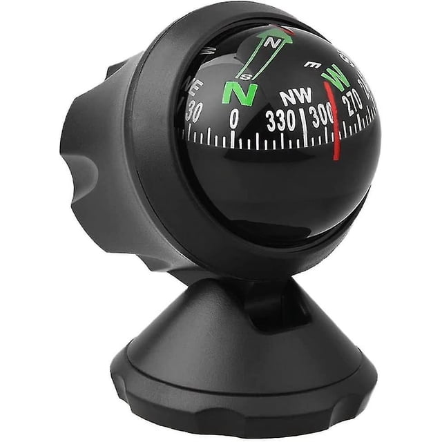 Brújula para coche, inclinómetro, bola guía, medidor de ángulo, nivel de inclinación, herramienta de búsqueda, equilibrador, equipo de medición para vehículos marinos.