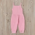 thumbnail image 5 of XXWXYD Toddler Girls Summer Romper Harem Pants Strap Jumpsuit Playdate Jumpsuit Daycare Outfit Quick-Dry Cotton Blend Easy Diaper Change Design, 5 of 9