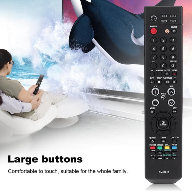 Reemplace El Control Remoto De TV, Botones Grandes Y Duraderos De La Multifunción Botones Grandes De TV Control Remoto, Para Para Toda La Familia