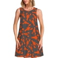 thumbnail image 1 of Fotbe Crayfish Vestido de Verano sin Mangas para Mujer – Vestido Midi Línea A, Estilo Camiseta Floral, Vestido Playero Casual y Fluido, 1 of 7