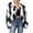 Black, variant on cocolona Womens Cropped Coat Fuzzy Long Sleeve Crew Neck Jacket Winter Warm Trendy Outfits