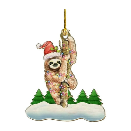 

YIJIAKEJILSL Chandelier Teardrop Acrylic Decorations for Home Pendent Bead Auctions Pottery Easter Large Christmas Bead Garland Pencil Ornament Set Christmas Trees with Lights