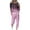 Pink, variant on Aofany Sweat Suits for Women Jogging Suits Loose 2 Piece Sets Gradient Long Sleeve Tops Casual Pants Sweatsuit