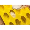 thumbnail image 3 of Mobi 12 Mini Corn Dogs Silicone Baking Mold, Yellow, 3 of 4