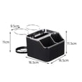 thumbnail image 5 of Car Armrest Storage Box Tissue Storage Box Drink Cup Holder Universal Versatile Console Armrest Organizer for Cellphones Water Cup Black, 5 of 5