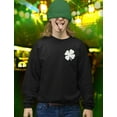 thumbnail image 3 of Tstars Mens Gifts for Irish St Patricks Irish Shamrock Pocket Size Clover St Patricks Day Cute Shirts Gift for Him Irish Shirt Pride Proud Irish Sweatshirt, 3 of 6