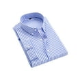 thumbnail image 1 of Fashnice Chemises pour Hommes Col à Revers Chemise Tunique Boutonnée Blouse Décontractée de Vacances Bleu Clair TP, 1 of 2