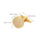 thumbnail image 2 of unbranded 1Pair Golden Cuff Links for Men with Sparkling Crystals for Wedding and Business, 2 of 8