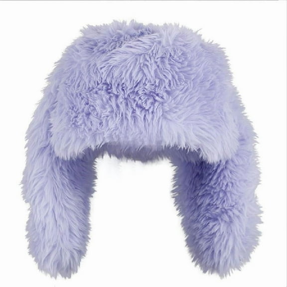 Yokua Rabbit Hat Long Ears Photo Props New Year Thick Winter Hat Adults Kids