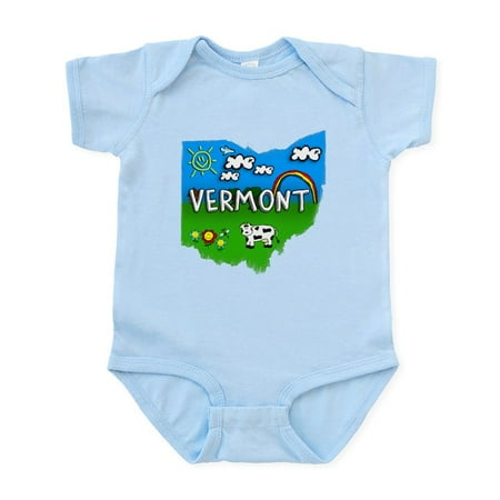 

CafePress - Vermont Body Suit - Baby Light Bodysuit Size Newborn - 24 Months
