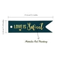 thumbnail image 5 of Inkdotpot Love Is Sweet Wedding Bottle Tag Real Gold Foil Favor Hang Tags Pack Of 100, 5 of 6