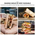 thumbnail image 3 of FONWILYO Moule à Sandwich en Aluminium pour Rétention de Chaleur Cuisson 1Ensemble, 3 of 4