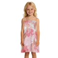 thumbnail image 3 of Ttyddzy Woman' Casual-Dresses Sleeveless Camisole A-Line Dress for 2Y-7-8Y，Water Lily Leaves -a, 3 of 8