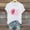 White, variant on CLOISE Cancer Shirts for Women Short Sleeve Crewneck Tee Shirts Daisy Ribbon Oversized Breast Cancer Support Tops Cute Comfort Tshirts Cancer Awareness Outfits Gray 2XL