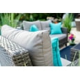 thumbnail image 5 of Bari 16-Piece Wicker Combination Furniture for Patio Outdoor Combination Loveseat Sofa Set, Eight-Seat Dining Set, and Chaise Lounge Set (16-Piece, Mixed Gray), 5 of 11