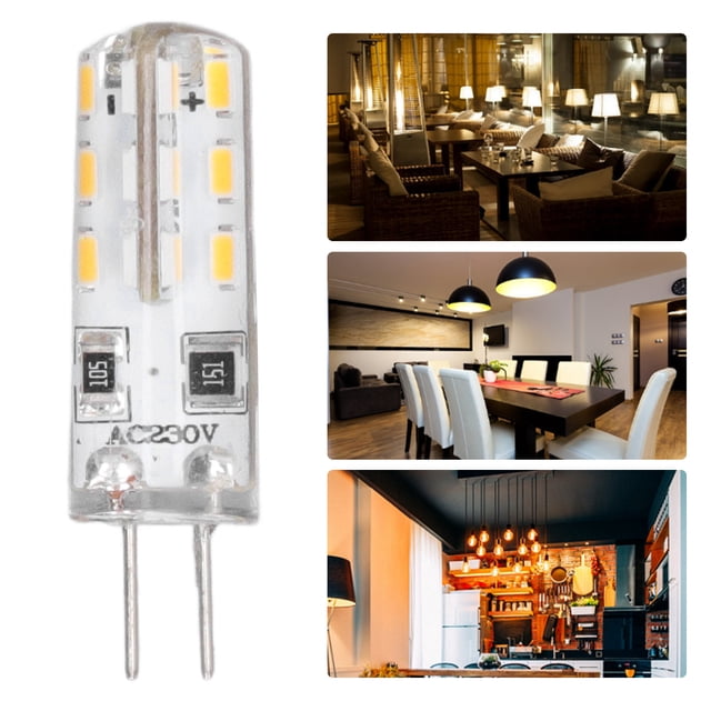 Bombillas LED G4 ANGGREK de Paisaje de Ahorro de Energía Blanco cálido 3000K 1,5W AC220V Para RV