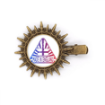 thumbnail image 1 of Angleterre Royaume-Uni Triangle Repère Drapeau Épingle à Cheveux Lunettes de Soleil Rétro Métal Clips Épingle, 1 of 3