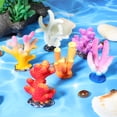 thumbnail image 2 of GOOHOCHY 6 piezas de adornos de coral artificiales para pecera, plantas de resina, decoración de plantas de coral artificiales, 2 of 8