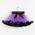 thumbnail image 3 of BAYAIXZ Tutu Skirt Kids Girls Halloween Dance Party Costume Cartoon Tulle Skirt Ballet Skirts orange Tutu Tutus for Girls Size 10-12 Tutu Skirts for Girls (Purple,M), 3 of 6