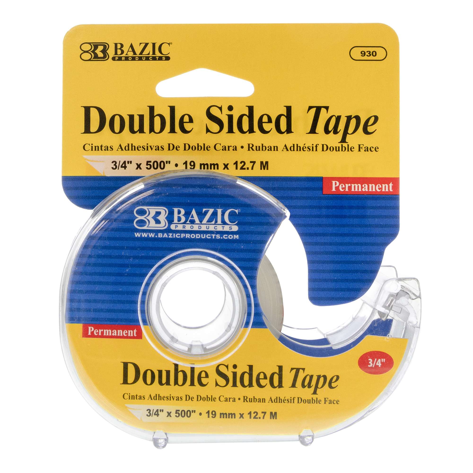 Scotch Double Sided Tape 1 2 In X 500 In Permanent 2 Boxes Pack Walmart Com