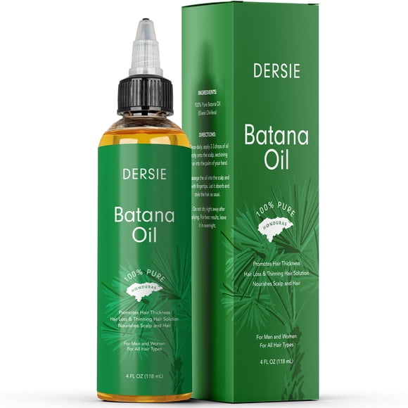Aceite para el cabello Dersie Batana Oil para el crecimiento del cabello, 120 ml, 100% orgánico