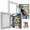 2pcs(white,w/holder), variant on EIMELI Kids Art Frame A4 Child Artwork Picture Frame Front Opening Photo Frame Wood Frame Horizontal and Vertical Formats Hold up to 150 Artworks for Crafts Drawing 10.4x13.8 in