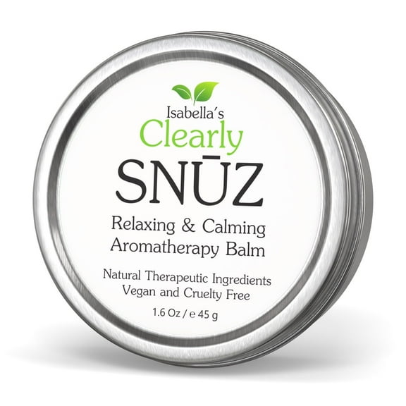 Clearly SNUZ Natural Sleep Aid Aromatherapy Balm | Essential Oil Sleeping Remedy for Insomnia | Made in USA