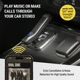 thumbnail image 5 of Scosche BTAXS3-SP1 Hands-Free 3.5mm AUX Stereo Audio Receiver Bluetooth Car Adapter Kit, Black, 5 of 11