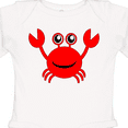 thumbnail image 4 of Inktastic Cute Red Crab Boys or Girls Long Sleeve Baby Bodysuit, 4 of 5