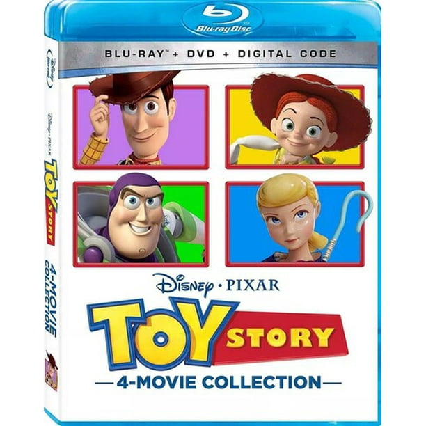 Toy Story: 4-Movie Collection (Blu-Ray + DVD + Digital Code) - Walmart.com