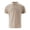 11#Brown, variant on Linen Polo Shirts for Men Short Sleeve Breathable Casual Solid Color Pocket Top Lightweight Summer Tee Mens Golf Shirt Sky Blue 2XL