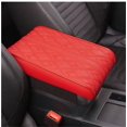 thumbnail image 2 of HLONK Coussin de Protection pour Accoudoir de Voiture en Cuir PU Brodé Wave, Coussin de Protection pour Console Centrale, Boîte de Rangement Auto, 2 of 2