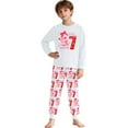thumbnail image 6 of 67 Six Seven Letter Outfits Set For Kids Outfits Set Casual Girls 67 Doodle Print Long Sleeve Homewear Soft Two Piece Sleepwear Pink 5-6 Years, 6 of 9