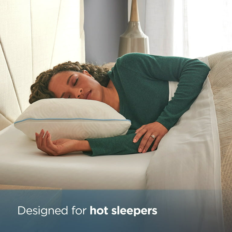 Tempur-Pedic Tempur-Cloud Memory Foam Adjustable + Cooling Cover Pillow,  Adult, Queen 