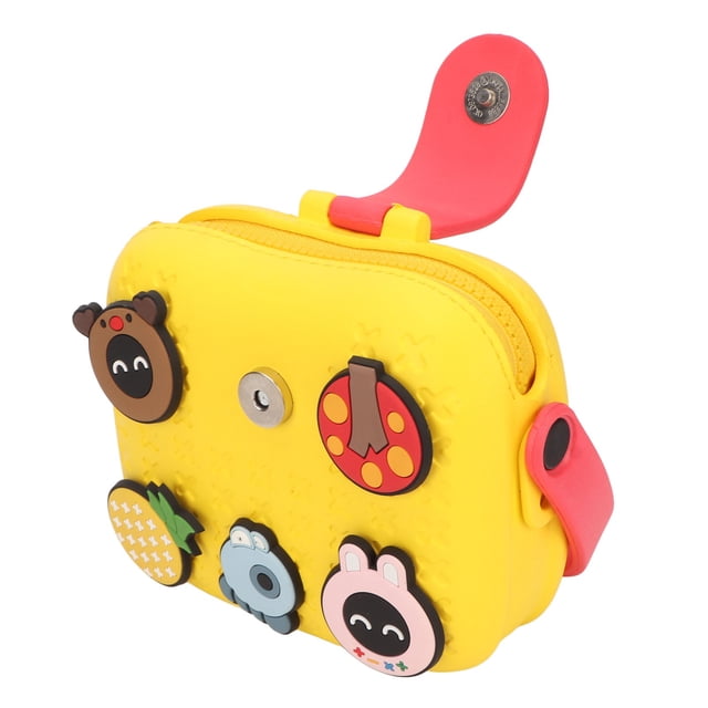 Bolso bandolera para niños pequeños, estuche para cámara para niños, bolso de hombro con dibujos animados para niños pequeños, bolso para cámara para niños, tecnología innovadora