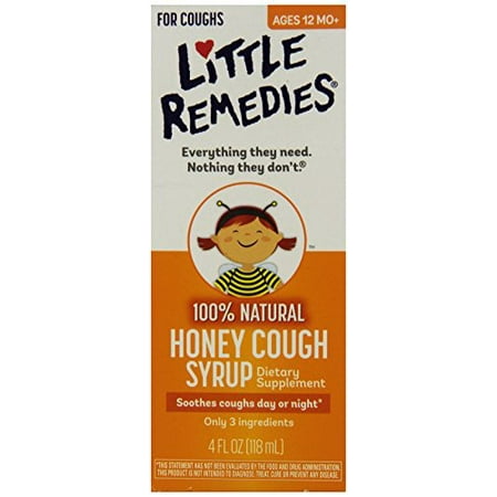 Little Remedies Honey Cough Syrup, 4 Fluid Ounce (Best Honey For Toddlers)