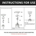 thumbnail image 3 of Wekvgz Bird Bath 32 Inches Sturdy Iron Garden Birdbath for Outside Vintage Standing Bird Bath Bowl for Outdoor Garden Patio Yard Lawn, 3 of 13